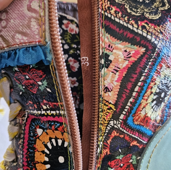 Socofy bohemian boots - Picture 6 of 8